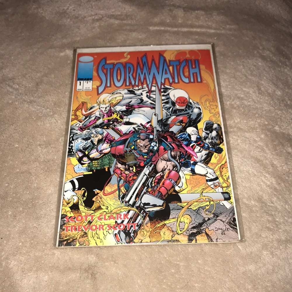 1992 Image comic Stormwatch 1 MAR 💕